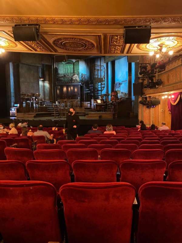 Walter Kerr Theatre, section: Orchestra R, row: R, seat: 14