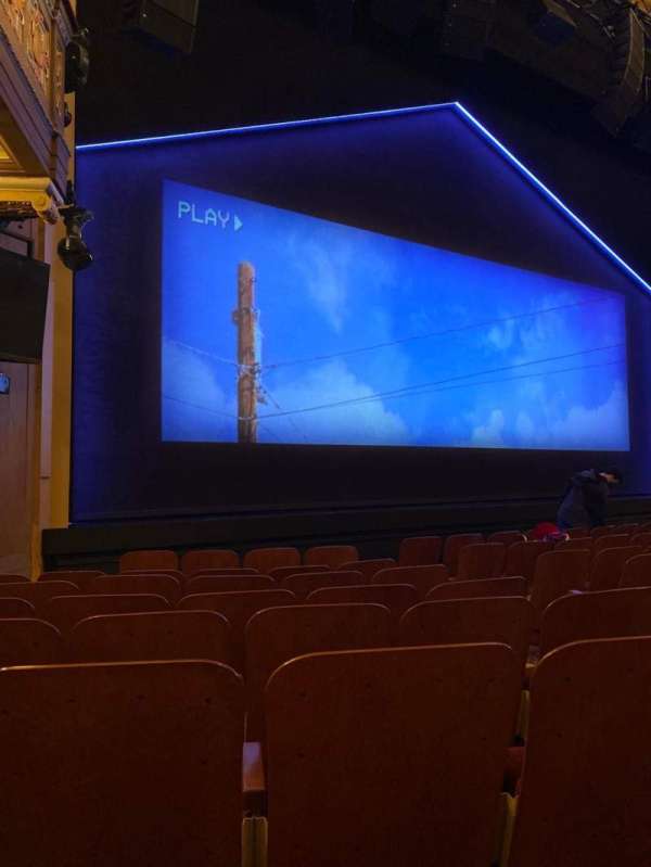 Booth Theatre, section: Orchestra L, row: G, seat: 7