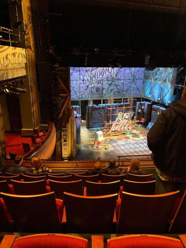 Stephen Sondheim Theatre, section: Mezzanine L, row: FF, seat: 9