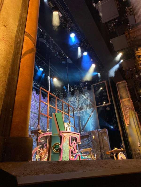 Stephen Sondheim Theatre, section: Orchestra L, row: A, seat: 9
