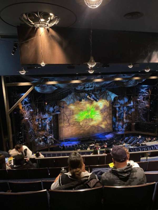 Gershwin Theatre, section: Rear Mezzanine L, row: K, seat: 17
