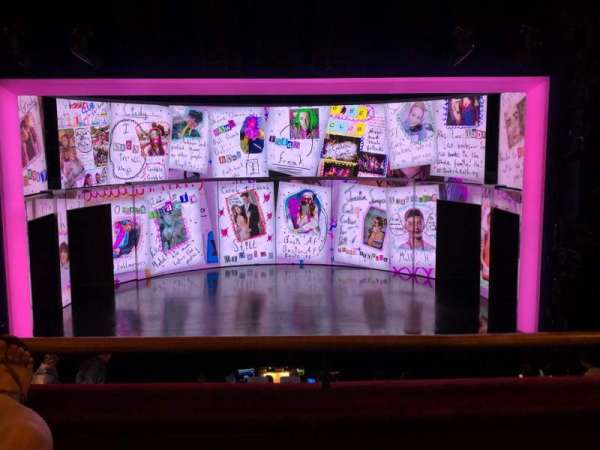 August Wilson Theatre, section: Mezzanine C, row: B