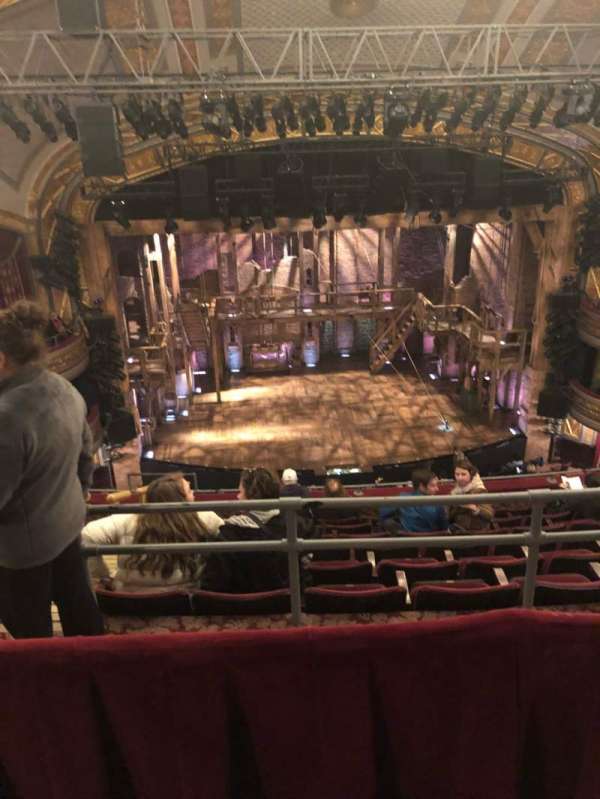 Richard Rodgers Theatre, section: Rear Mezzanine C, row: H, seat: 113