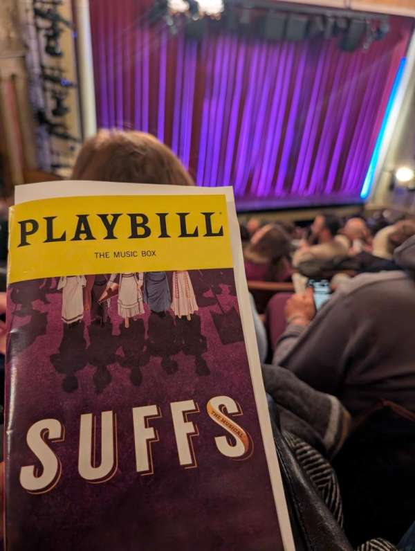 Music Box Theatre, section: Mezzanine L, row: K, seat: 15