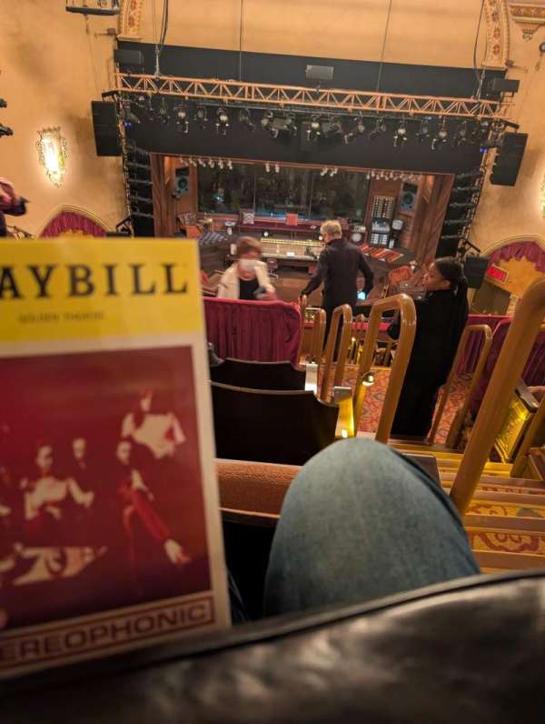 John Golden Theatre, section: Rear Mezzanine L, row: D, seat: 101
