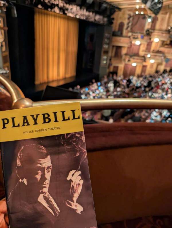 Winter Garden Theatre, section: Mezzanine L, row: A, seat: 45