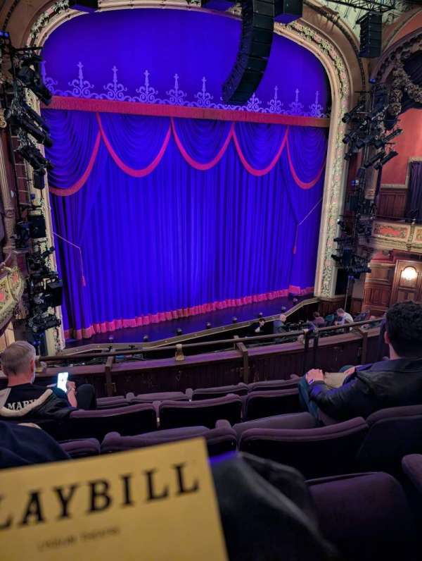 Lyceum Theatre, Broadway, section: Mezzanine L, row: E, seat: 9