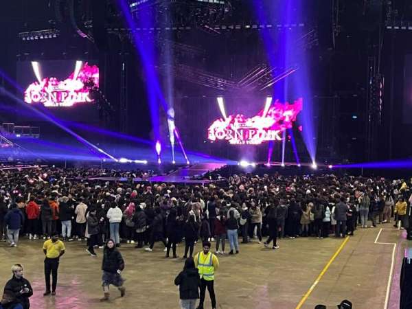 The O2, London, section: 108, row: K, seat: 247