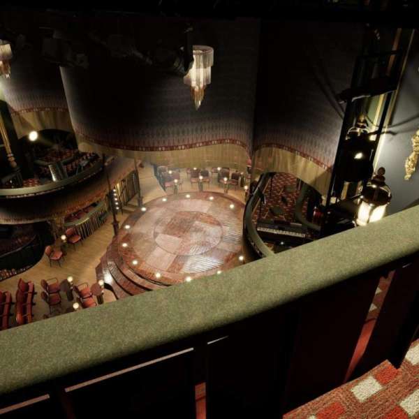 Playhouse Theatre, section: Upper Circle, row: C, seat: 7