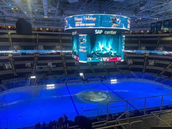 SAP Center, section: 216, row: 7, seat: 13