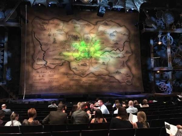Gershwin Theatre, section: Orchestra C, row: H, seat: 107