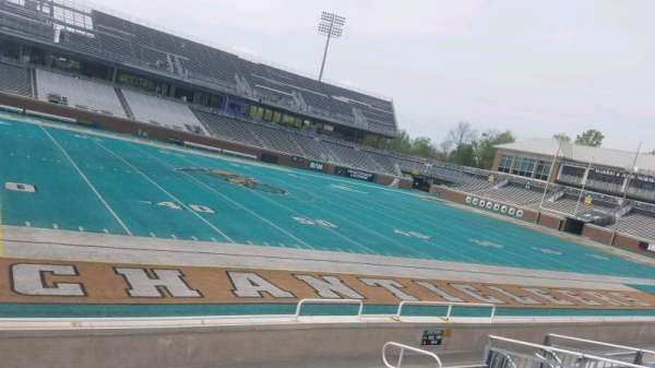 Brooks Stadium, section: 103, row: H, seat: 15