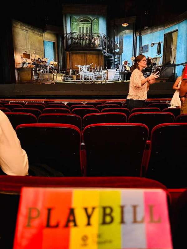 CIBC Theatre, section: Orchestra C, row: G, seat: 108