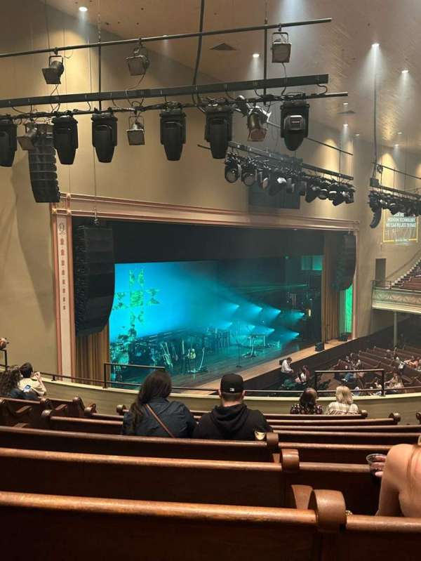 Ryman Auditorium, section: BAL-15, row: J, seat: 6
