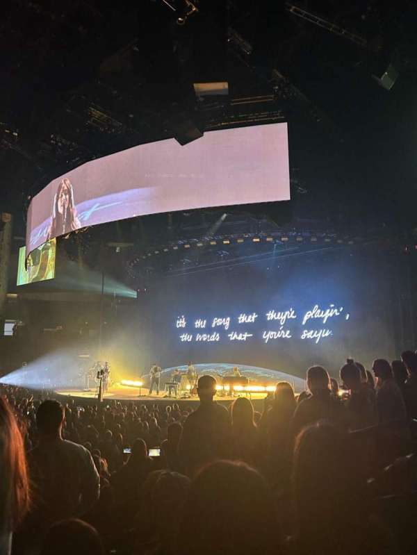 Bridgestone Arena, section: 106, row: JJ, seat: 7