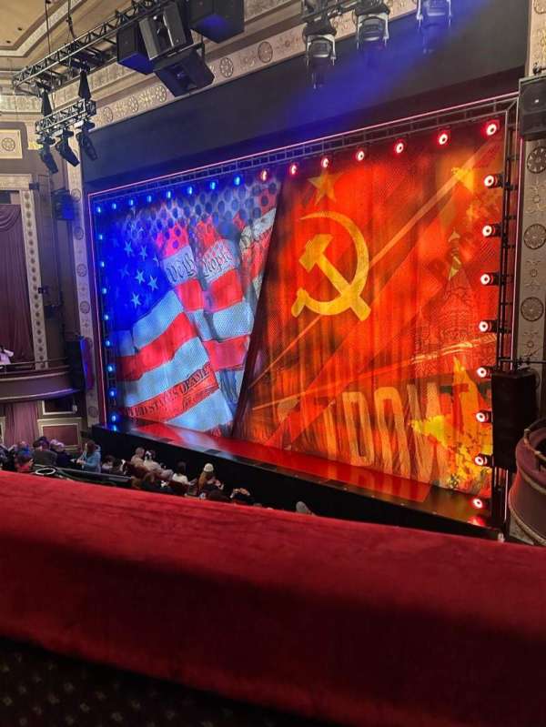 Imperial Theatre, section: Front Mezzanine R, row: A, seat: 403