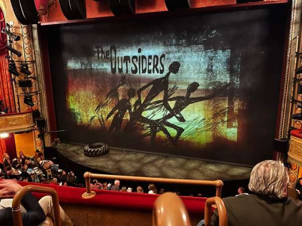 Bernard B. Jacobs Theatre, section: Mezzanine L, row: C, seat: 2
