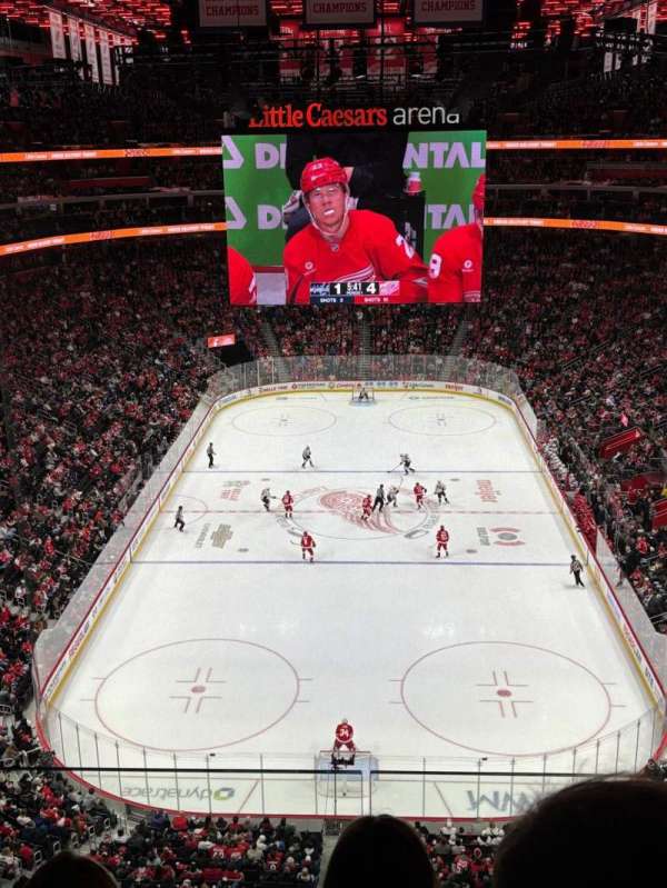Little Caesars Arena, section: 203, row: 3, seat: 10