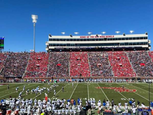 Vaught-Hemingway Stadium, section: P, row: 22, seat: 5