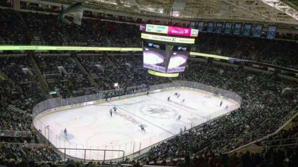 SAP Center, section: 219, row: 15, seat: 1