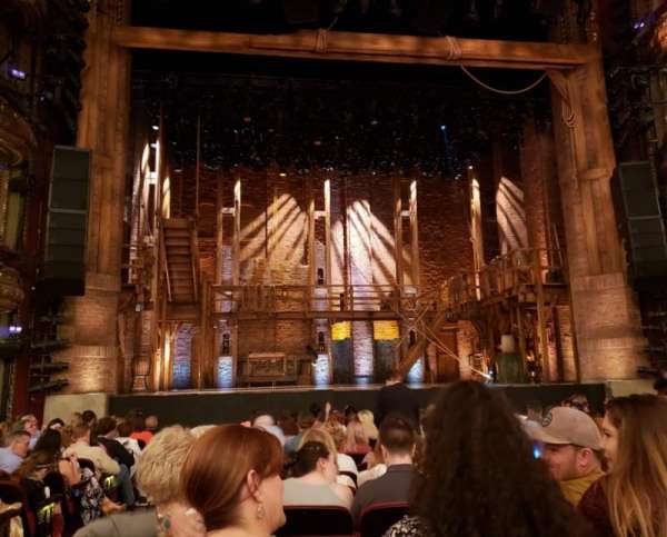 CIBC Theatre, section: Orchestra C, row: P, seat: 102