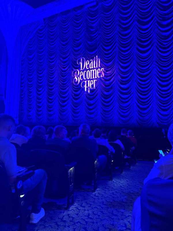 Lunt-Fontanne Theatre, section: Orchestra R, row: J, seat: 2