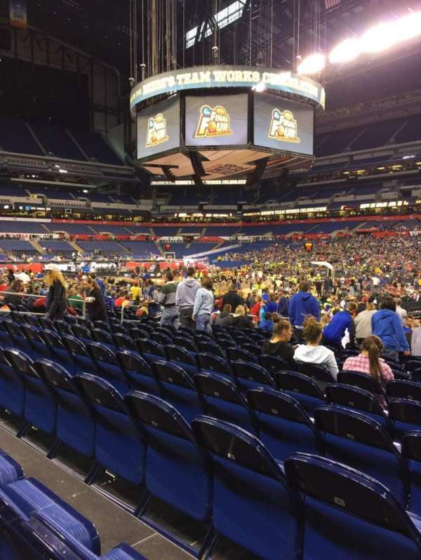 Lucas Oil Stadium, section: 109, row: CC, seat: 8