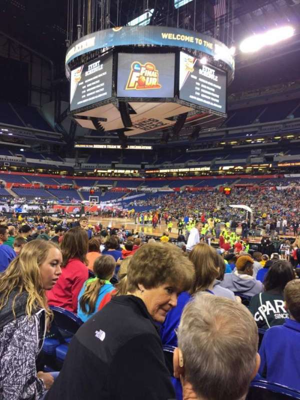 Lucas Oil Stadium, section: 110, row: V, seat: 2