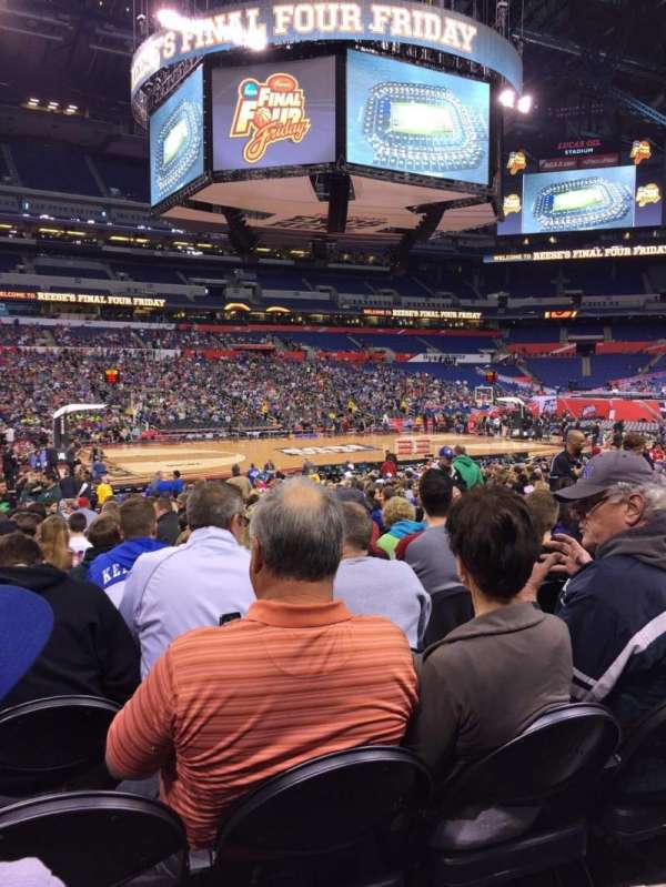 Lucas Oil Stadium, section: 115, row: EE, seat: 13