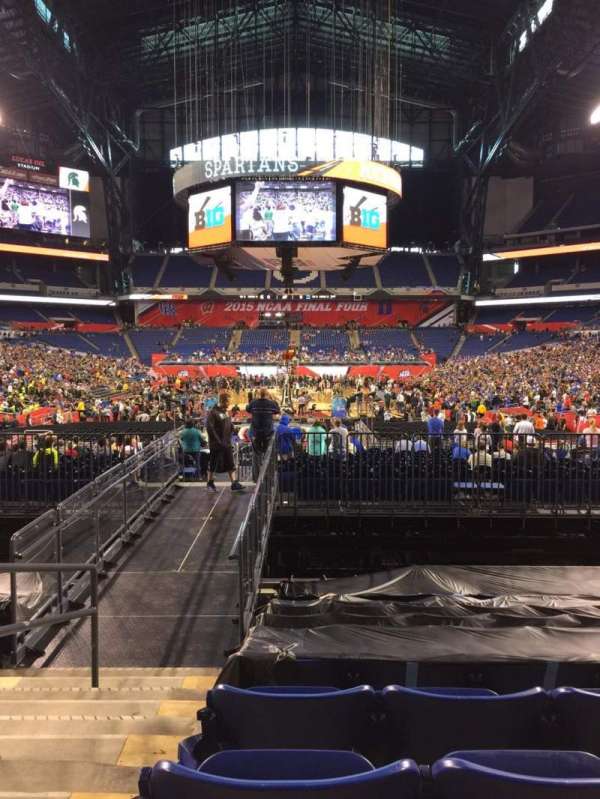 Lucas Oil Stadium, section: 126, row: 18, seat: 15