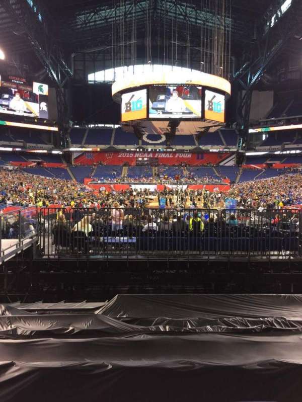Lucas Oil Stadium, section: 127, row: 15, seat: 10