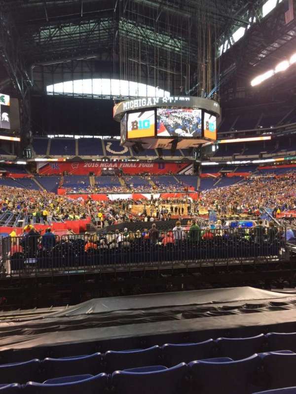 Lucas Oil Stadium, section: 128, row: 19, seat: 19