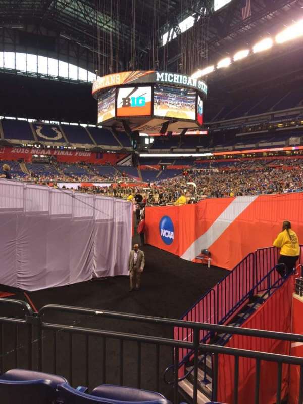 Lucas Oil Stadium, section: 132, row: 10, seat: 4