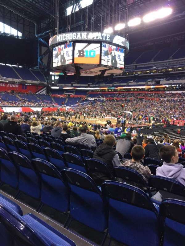 Lucas Oil Stadium, section: 136, row: JJ, seat: 5