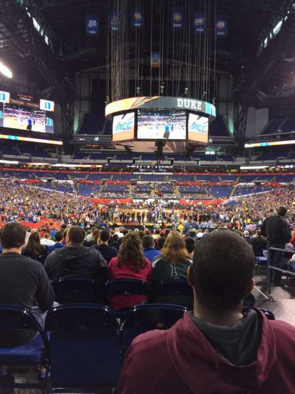 Lucas Oil Stadium, section: 101, row: U, seat: 2