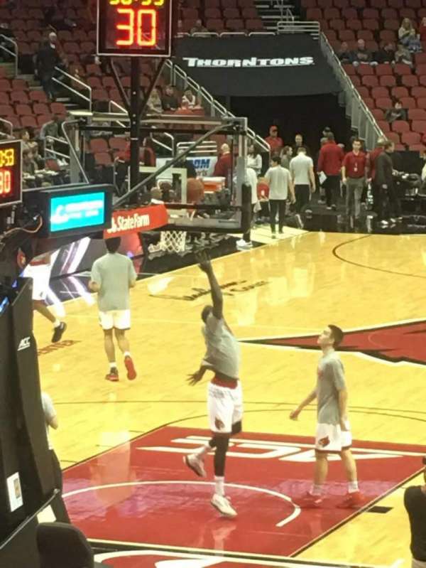 KFC Yum! Center, section: 110, row: S, seat: 12