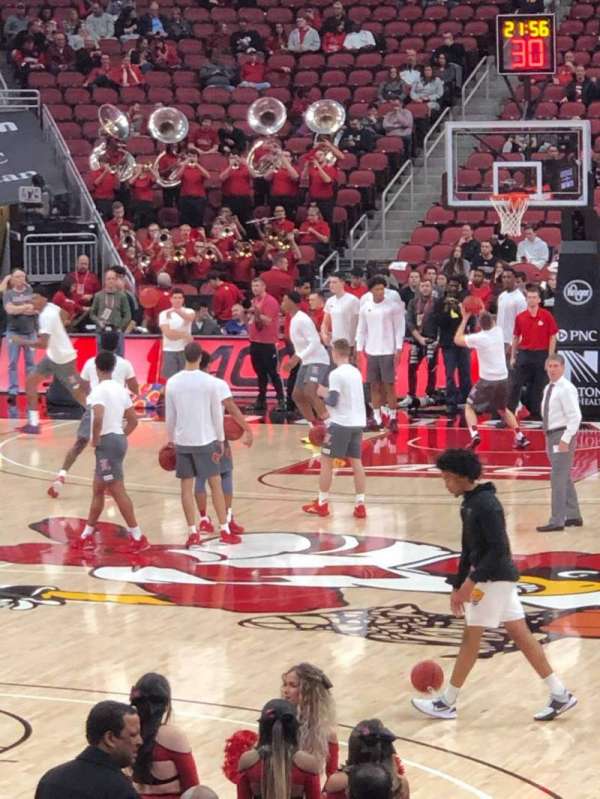 KFC Yum! Center, section: 120, row: Q, seat: 6