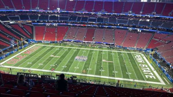 Mercedes-Benz Stadium, section: 318, row: 18, seat: 18