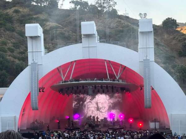 Hollywood Bowl, section: G1, row: 19, seat: 17