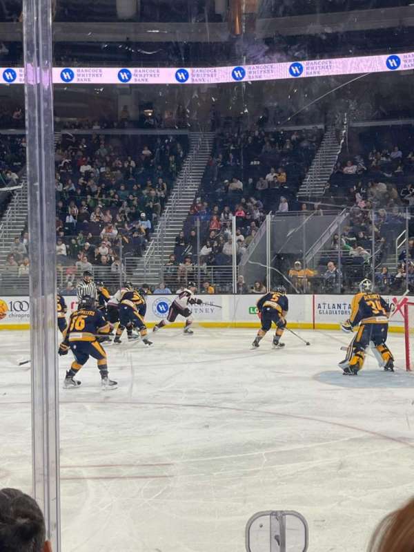Gas South Arena, section: 121, row: C, seat: 1