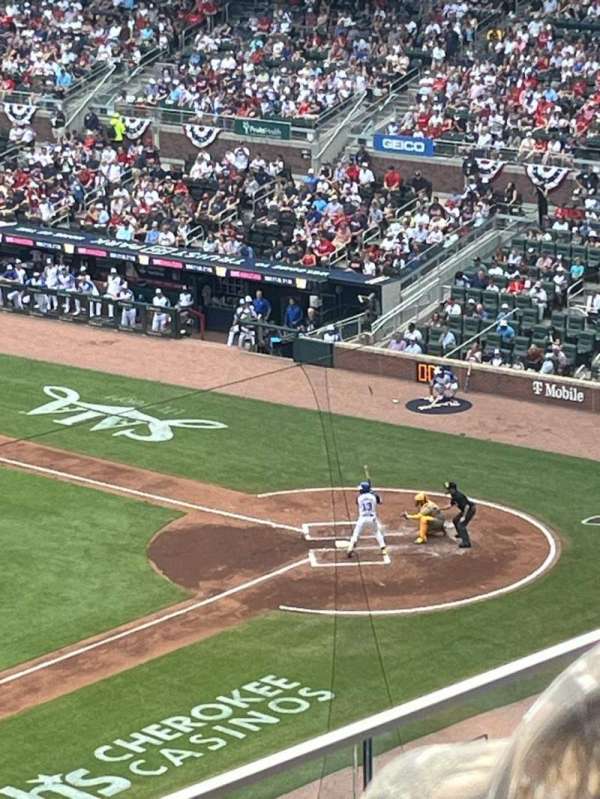 Truist Park, section: 335, row: 3, seat: 22