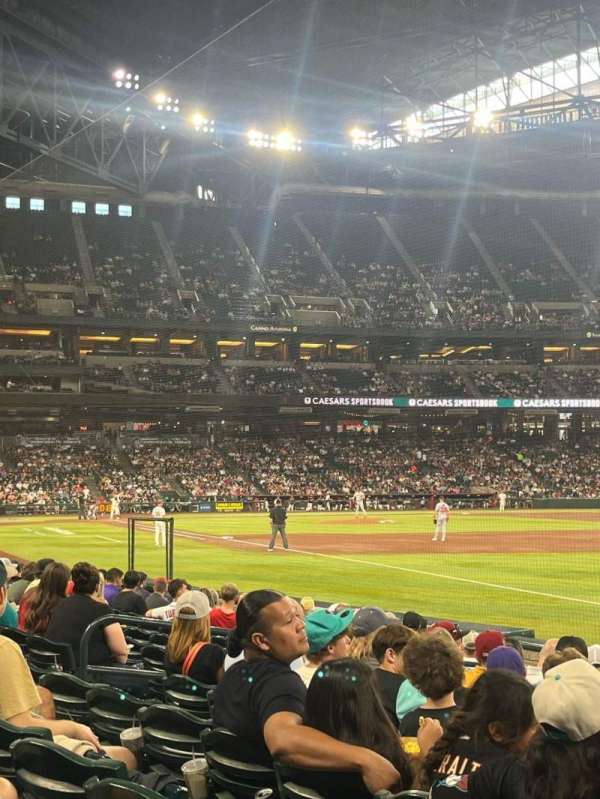 Chase Field, section: 111, row: 11, seat: 9