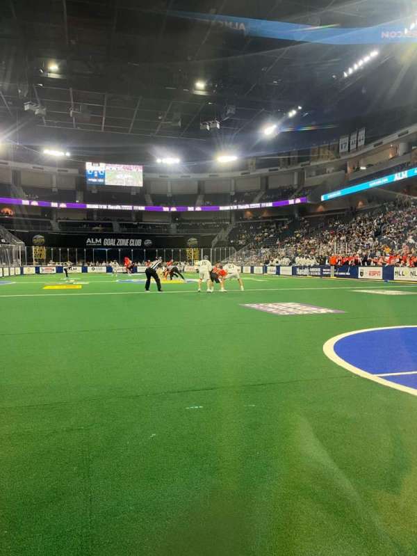 Gas South Arena, section: 102, row: 1, seat: 2