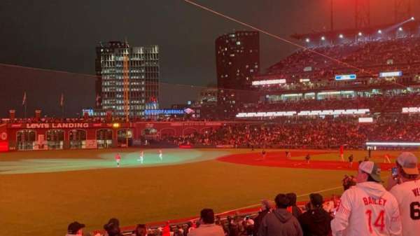 Oracle Park, section: 131, row: 23, seat: 12