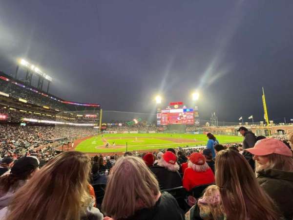 Oracle Park, section: 112, row: 26, seat: 8