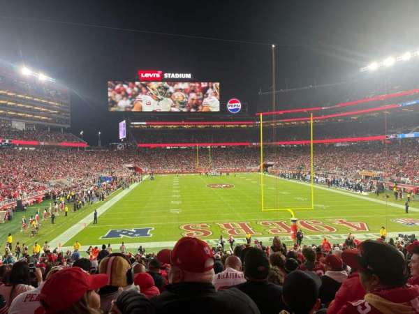 Levi's Stadium, section: 128, row: 25, seat: 10