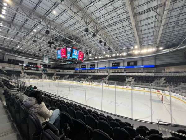 Tech CU Arena, section: 102, row: 7, seat: 2
