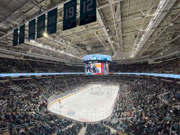 SAP Center, section: 206, row: 1, seat: 12