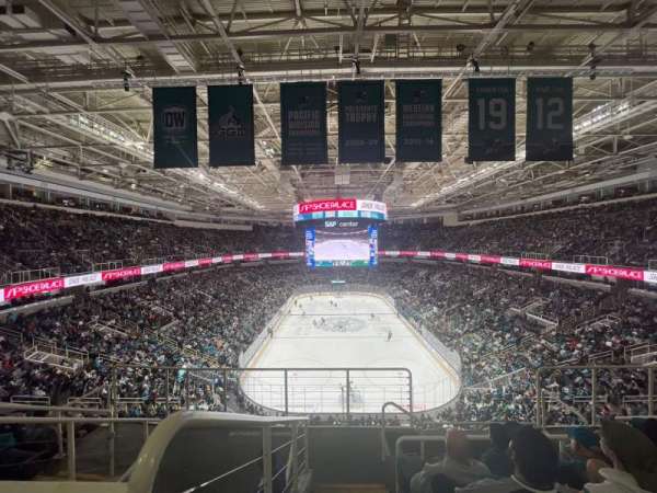 SAP Center, section: 208, row: 6, seat: 12