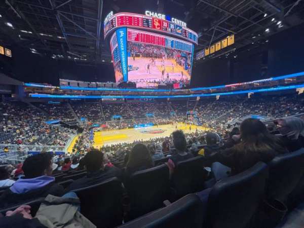 Chase Center, section: 117, row: 13, seat: 3